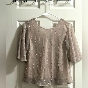 Sparkly Light Pink Blouse
